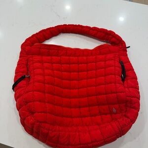 FP Movement by Free People Red Quilted Shoulder Bag